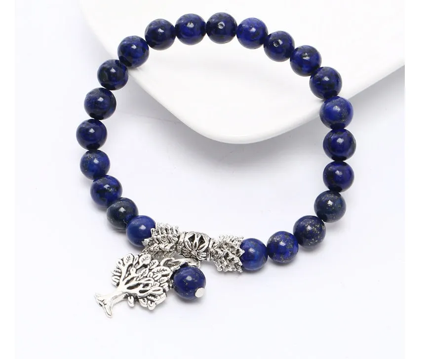 Lapis Lazuli Tree Of Life Bracelet