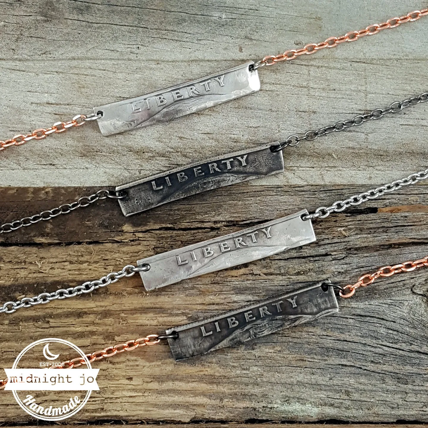 Liberty Quarter Coin Bar Necklace