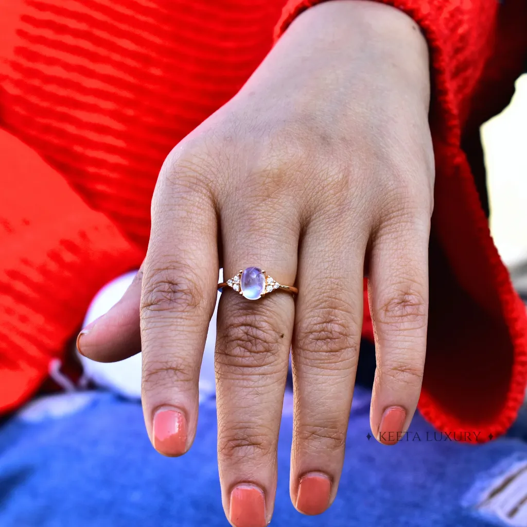 Luminous Moonlight - Moonstone Ring