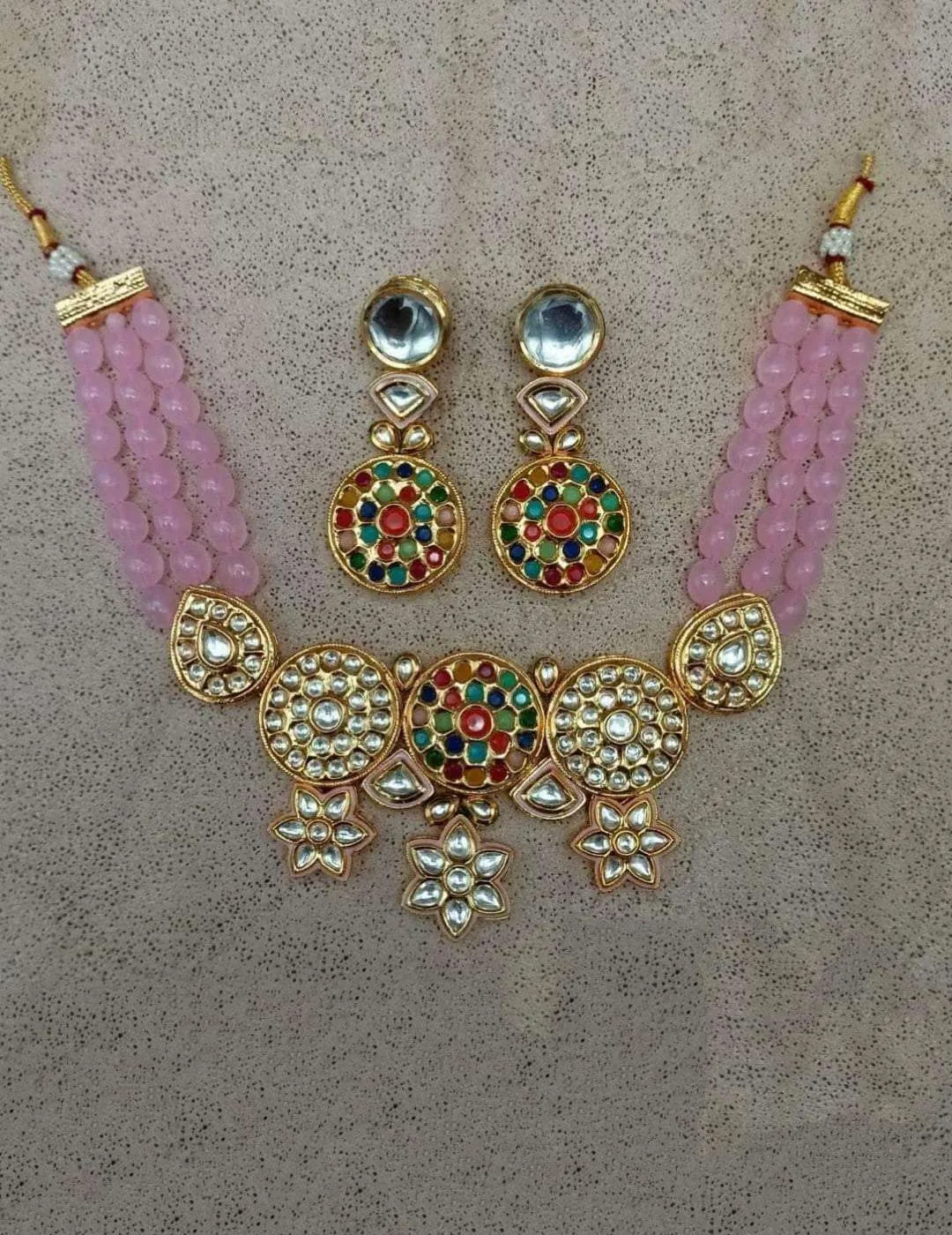 Meenakari Beaded Necklace