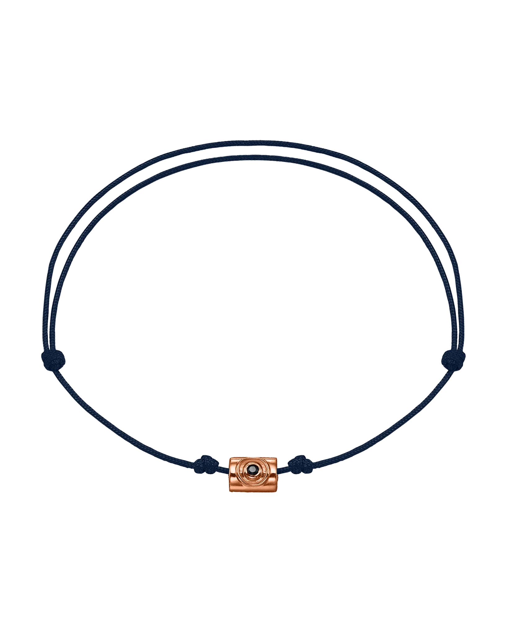 Men's Sapphire Santorini Evil Eye Bracelet - 14K Rose Gold