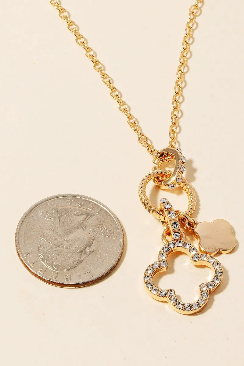 Mini Clover Charm Necklace