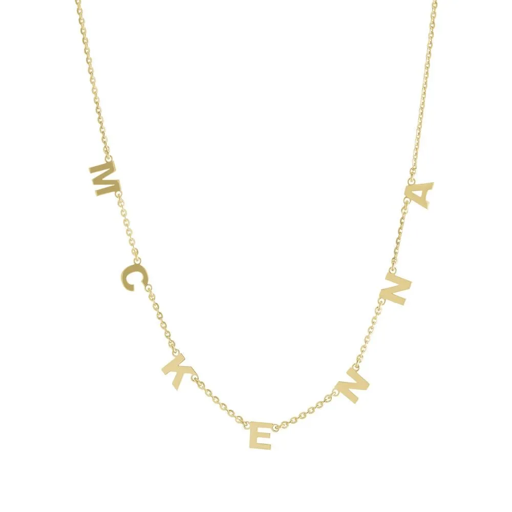 Multi Letter Necklace