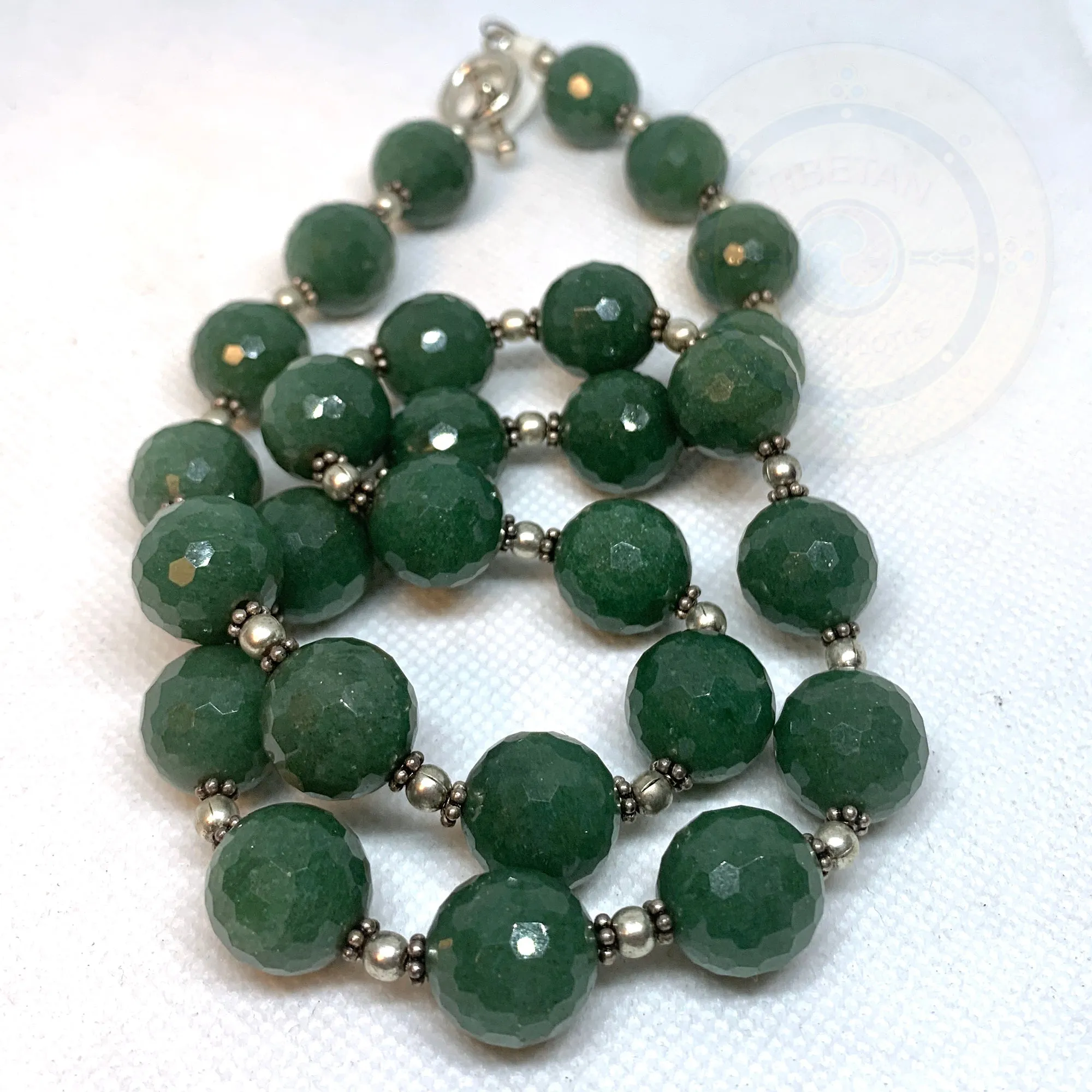 Natural Green Aventurine Gemstone Beads Necklace