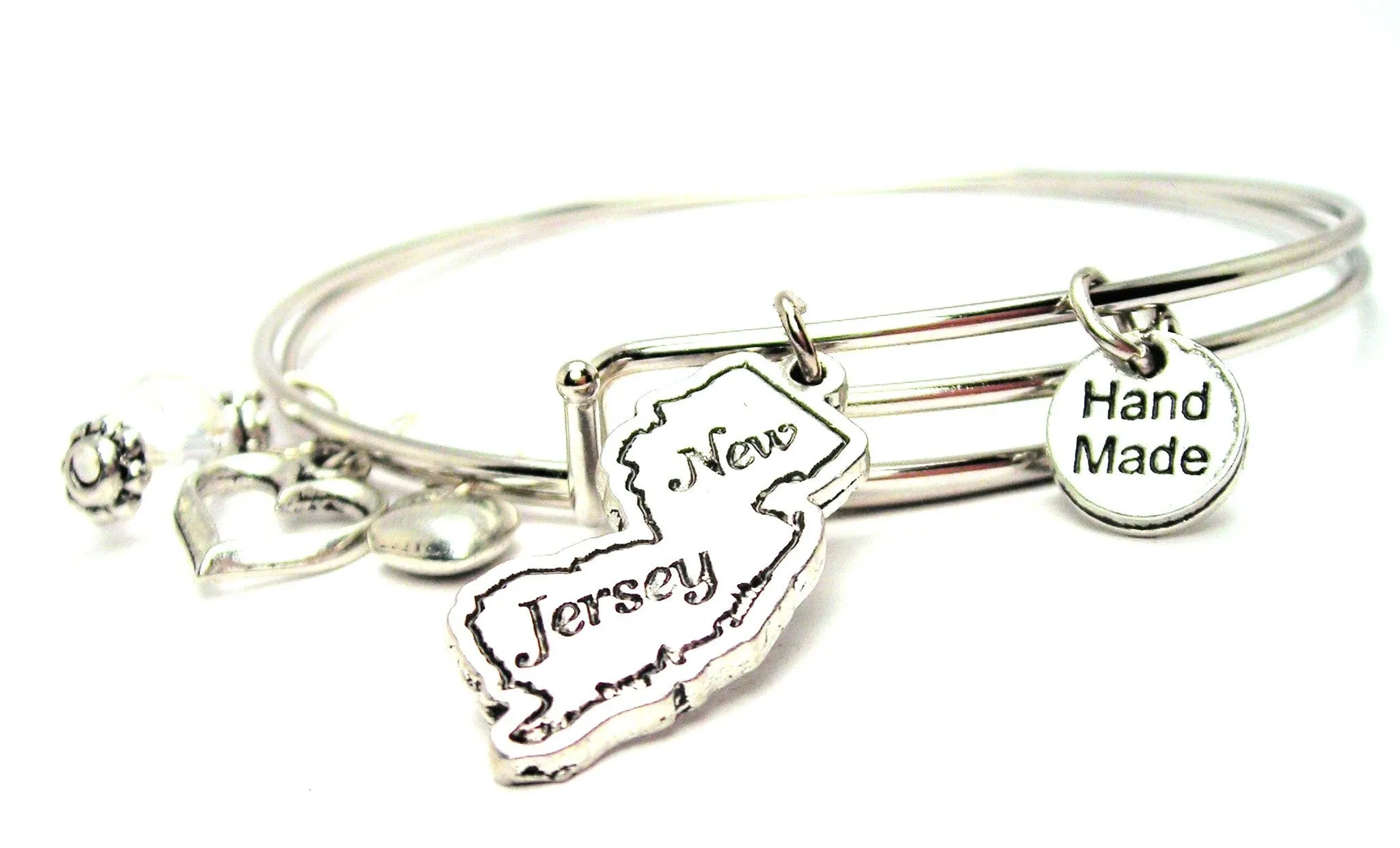 New Jersey Expandable Bangle Bracelet Set