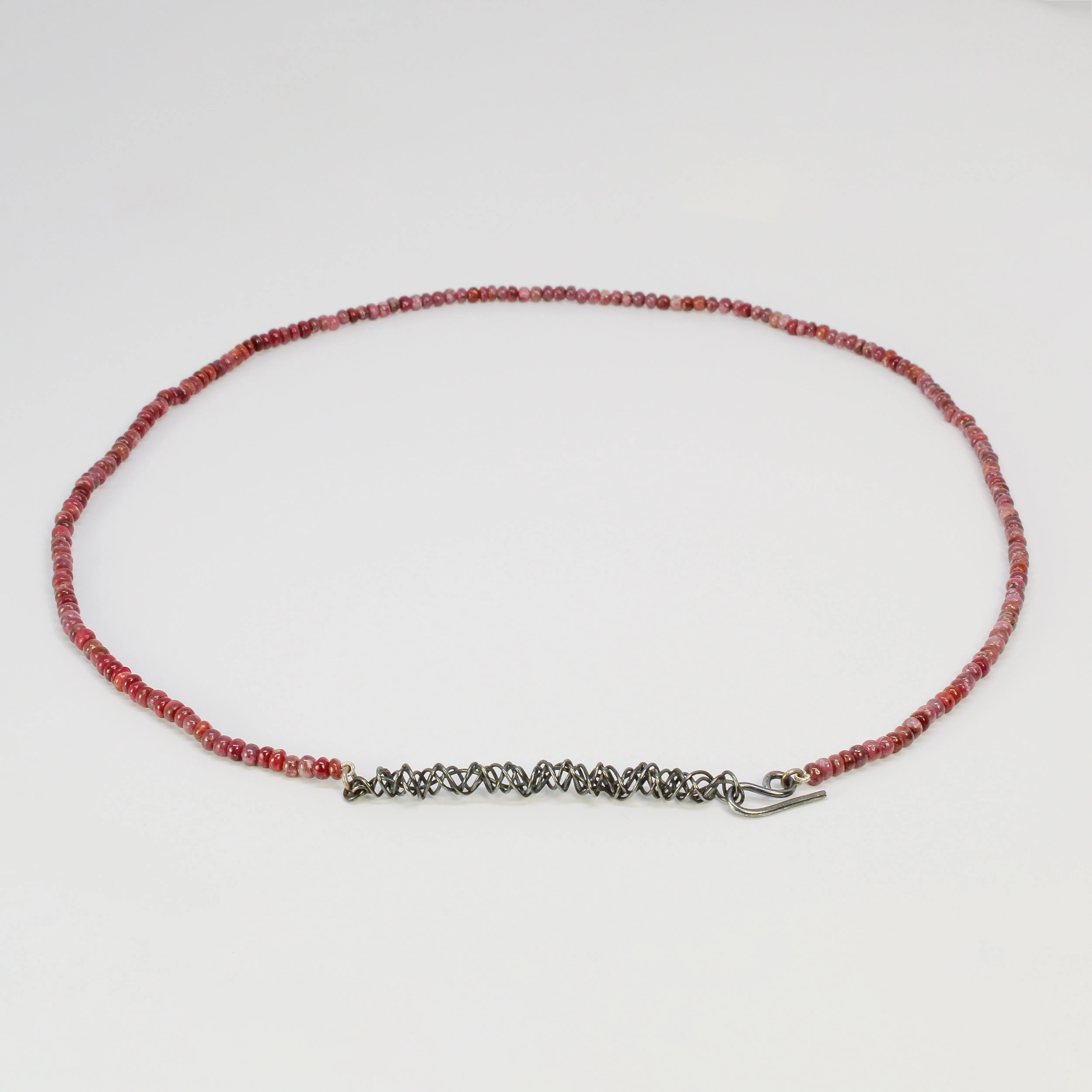 NEW! Ruby Beaded Necklace by Rina Young