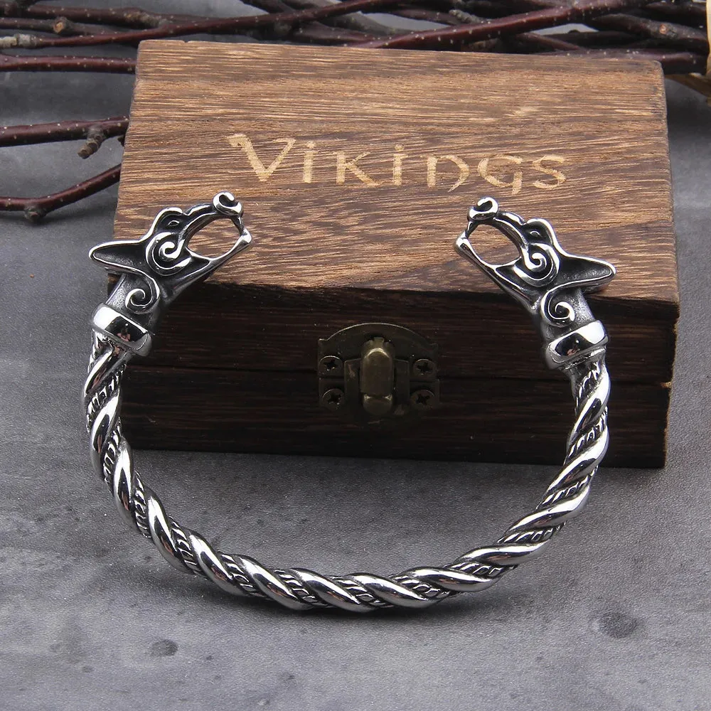 Nordic Norse Wolf Viking Bracelet