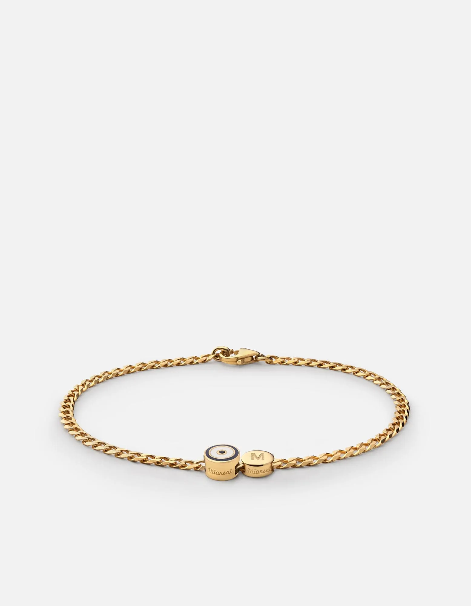 Opus Sapphire Type Chain Bracelet, Gold Vermeil/Blue