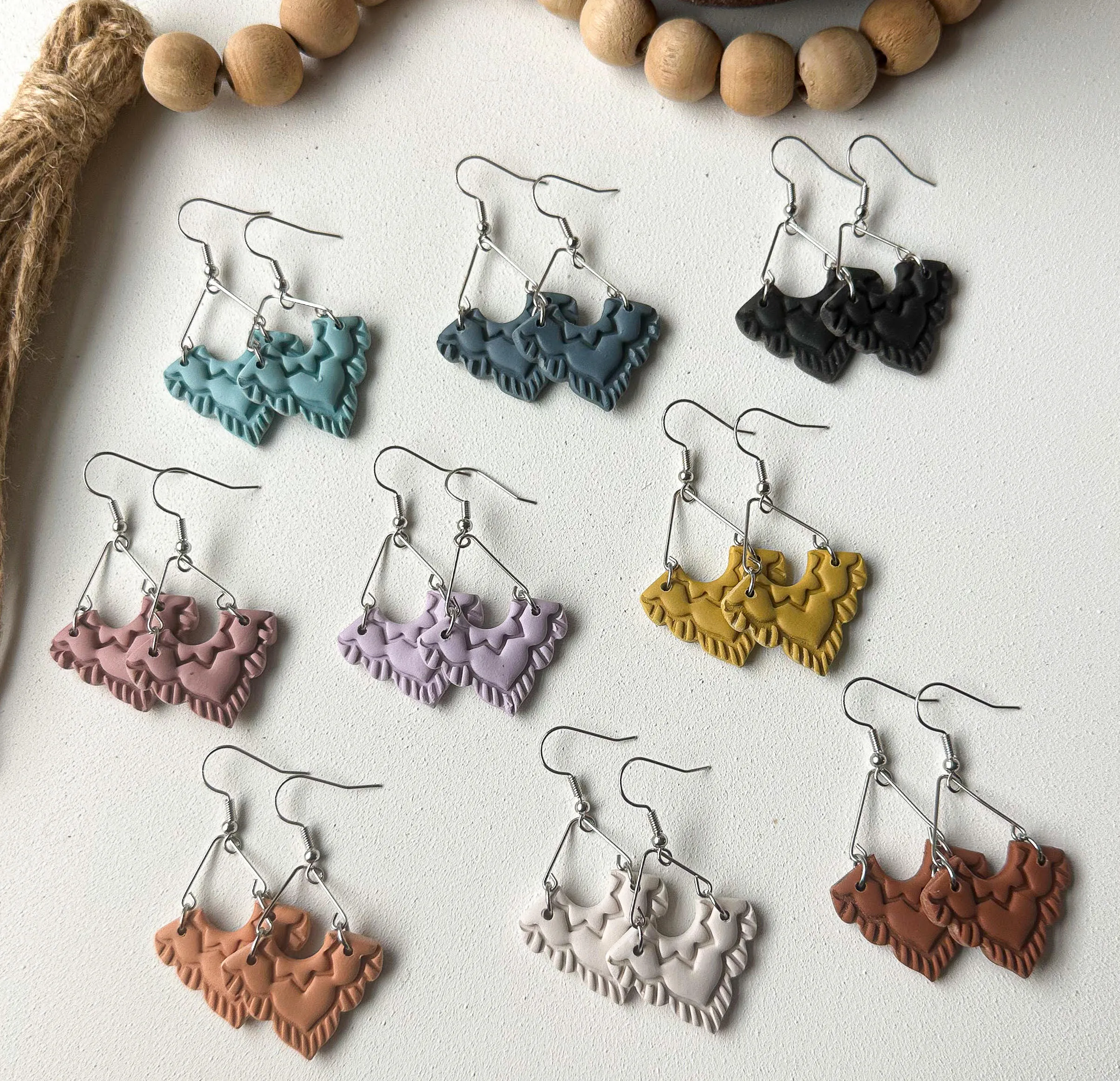 Polymer Clay Earrings - 2 Design Options