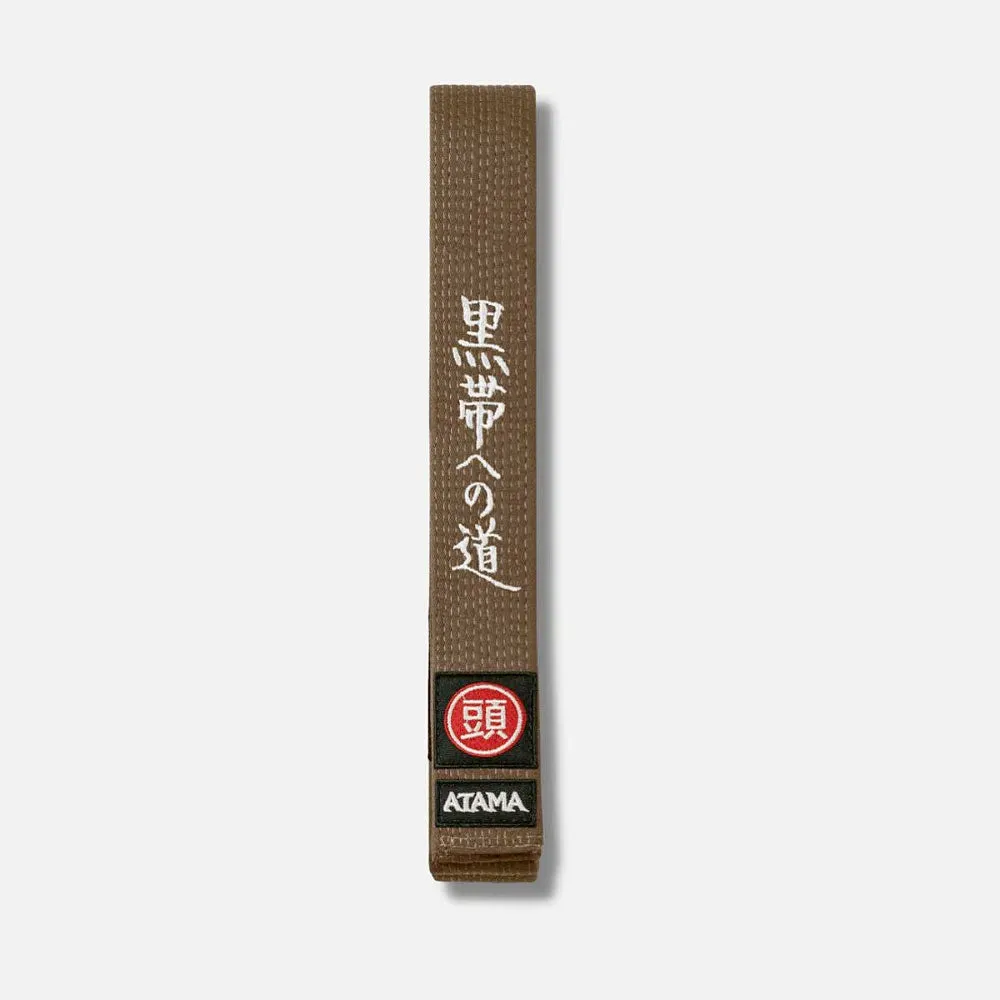 PREMIUM ATAMA BROWN BJJ BELT