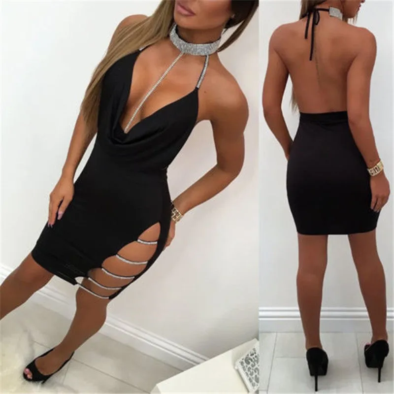 Princess Vibes Choker Mini Dress