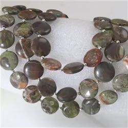 Rainforest Jasper Gemstone Necklace Multi-strand