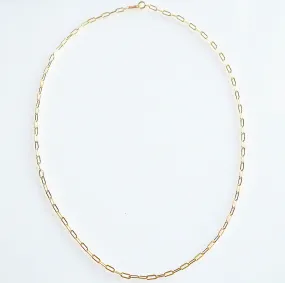 Rectangle Little Links Chain Necklace