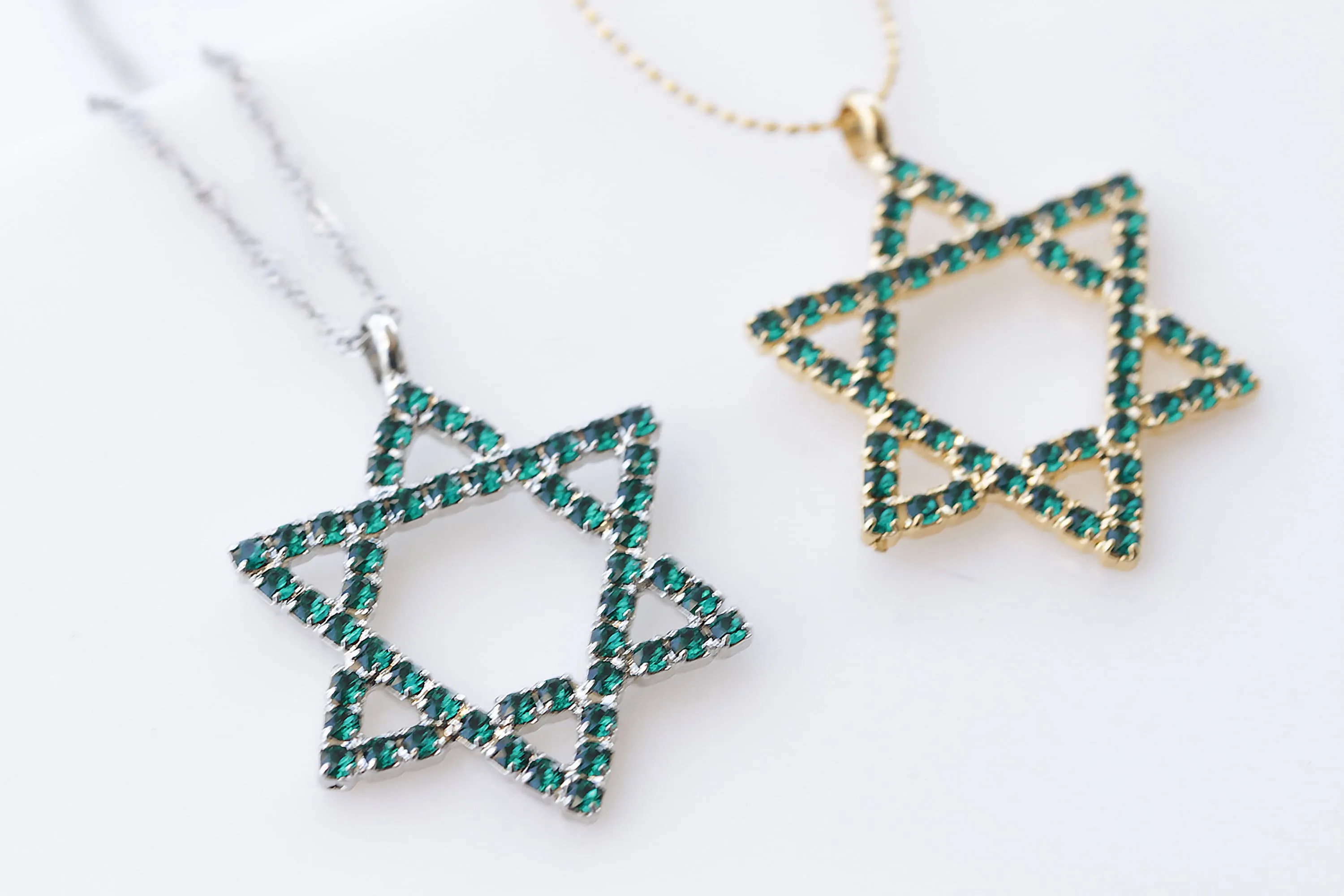 RED STAR OF David Necklace