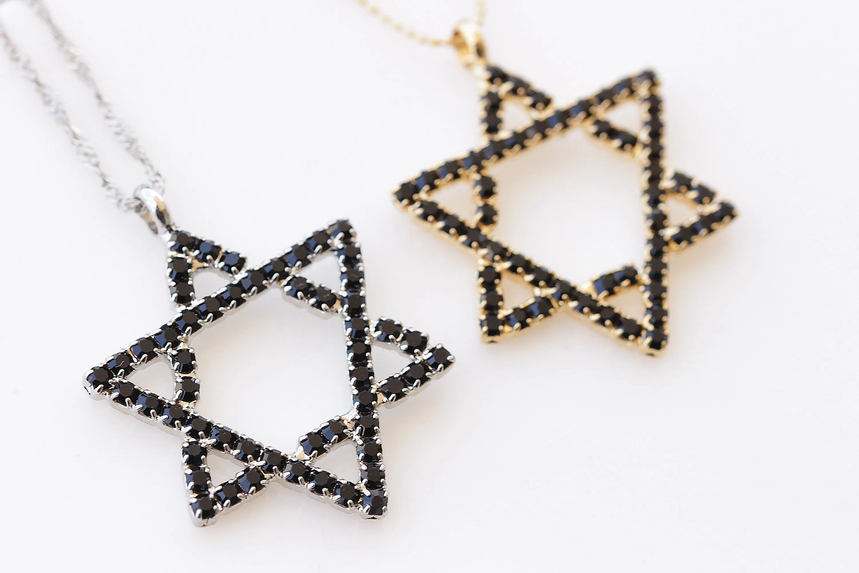 RED STAR OF David Necklace