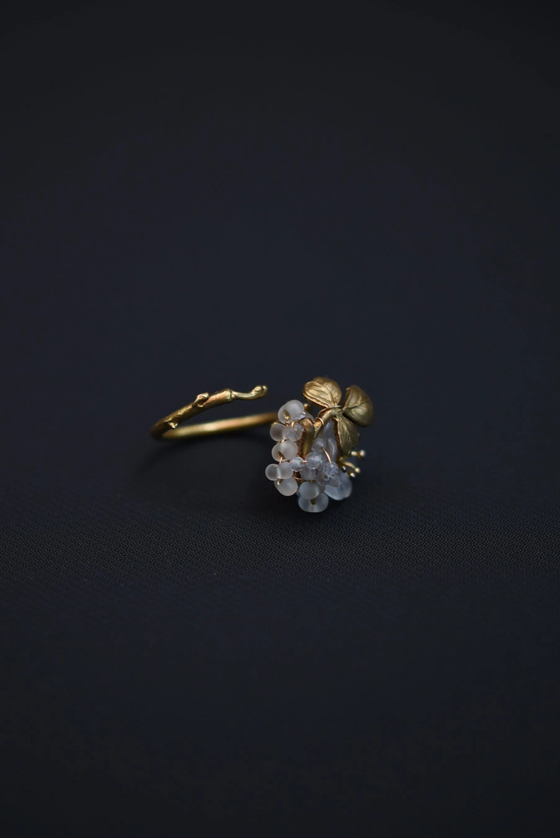 ring Franch crystal vintage 1960'S【Limited item　One-of-a-kind】