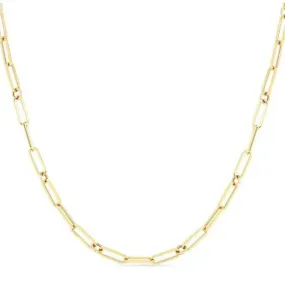 Roberto Coin 18K Yellow Gold 19" Paperclip Necklace