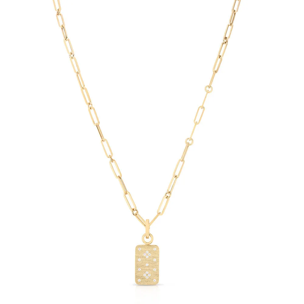 Roberto Coin 18k Yellow Gold Venetian Princess Diamond Necklace