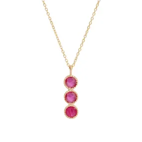 Ruby Mazurka Necklace (ready to ship option)*