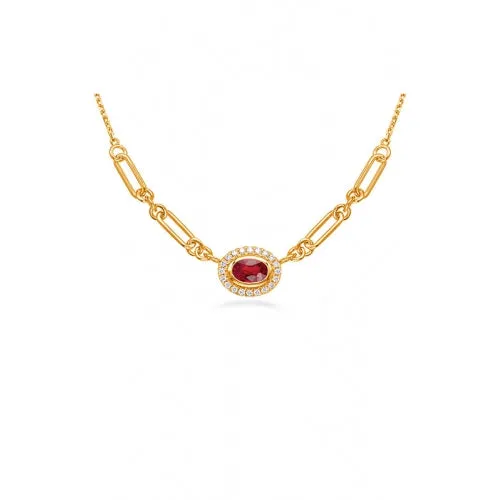 S. Kashi & Sons Ruby Necklace N1319-RYG