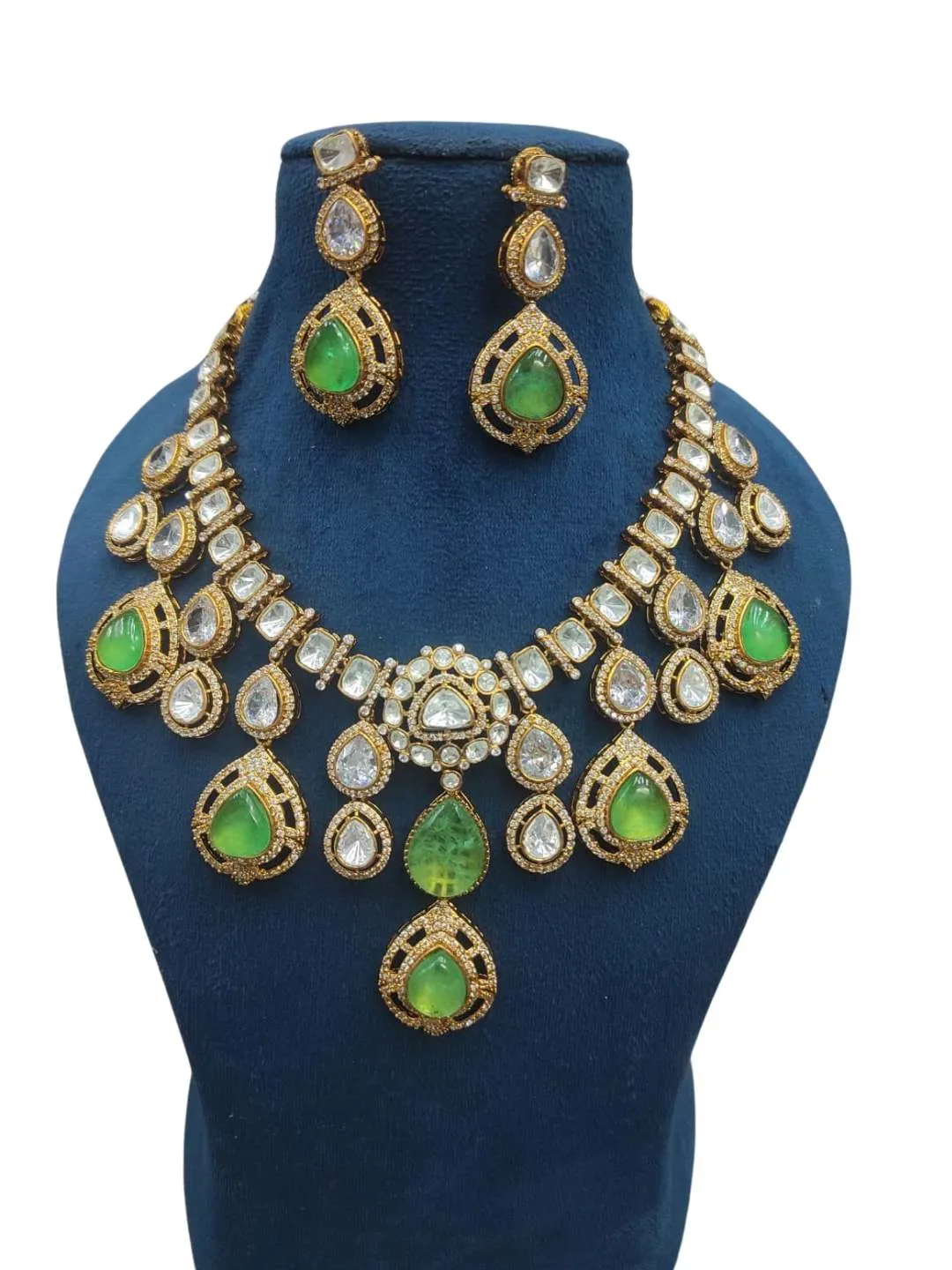 Semi Precious Stone Studded Bridal Necklace