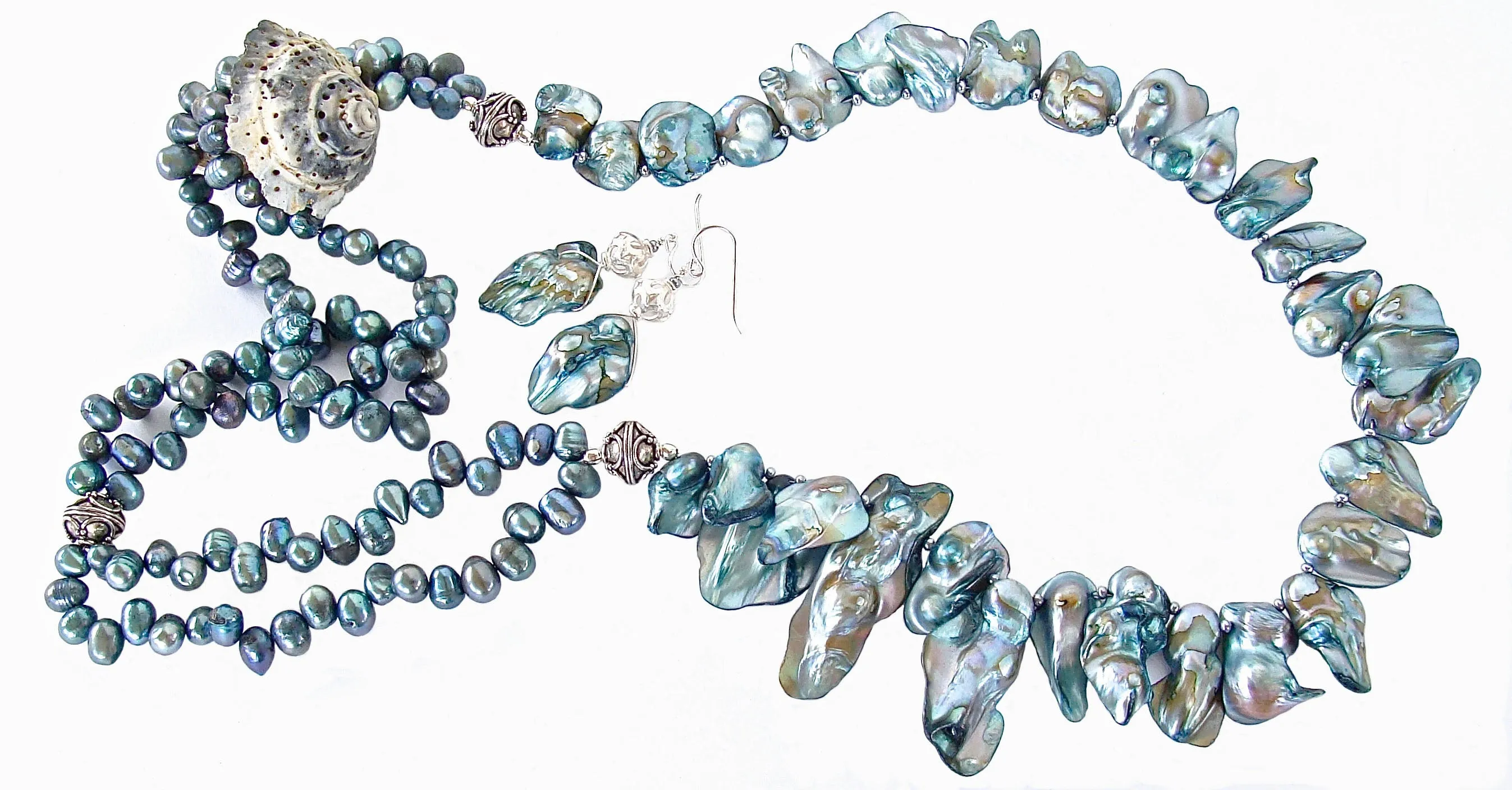 Sirene: Ocean Inspired Pearl Statement Necklace