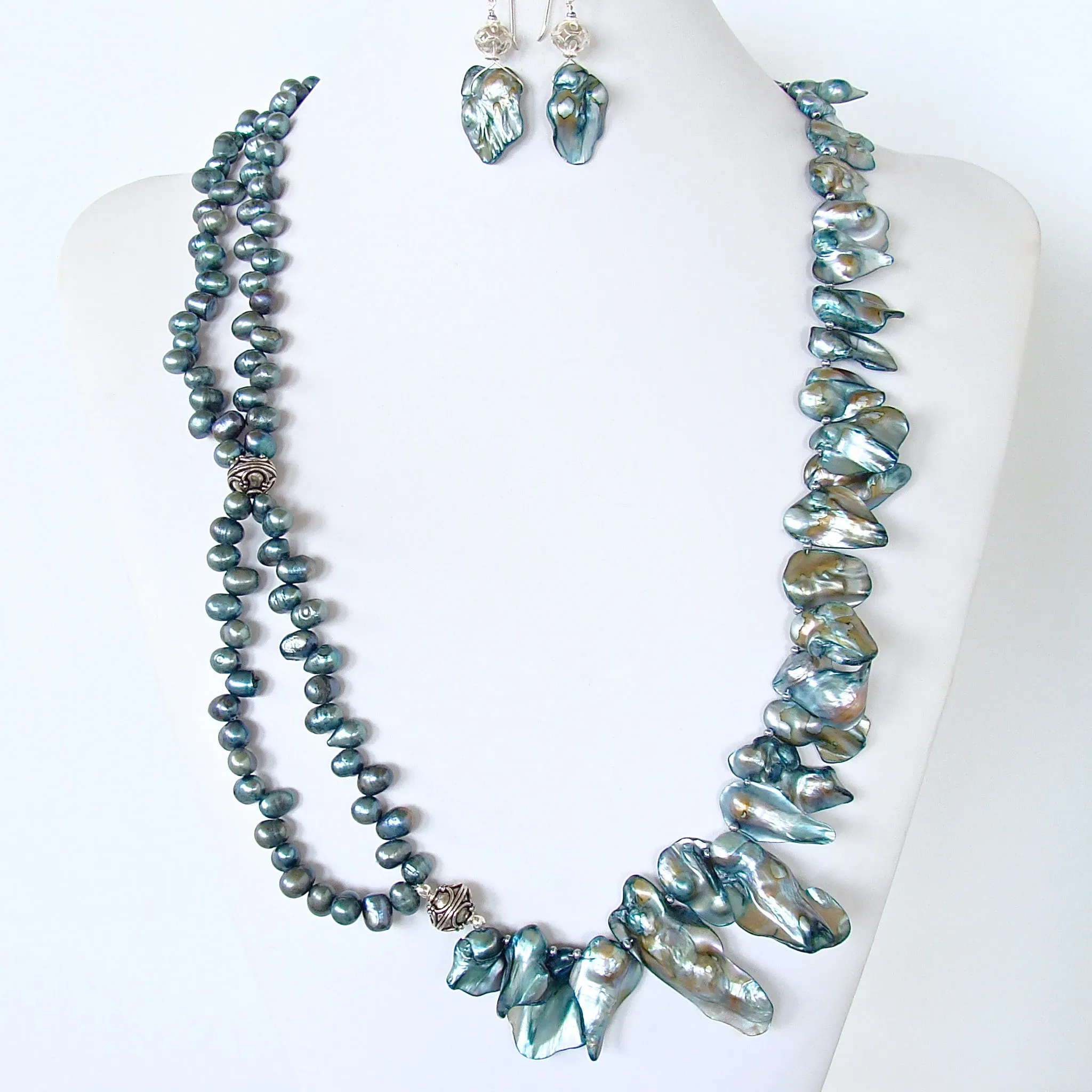 Sirene: Ocean Inspired Pearl Statement Necklace