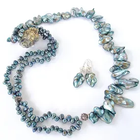 Sirene: Ocean Inspired Pearl Statement Necklace