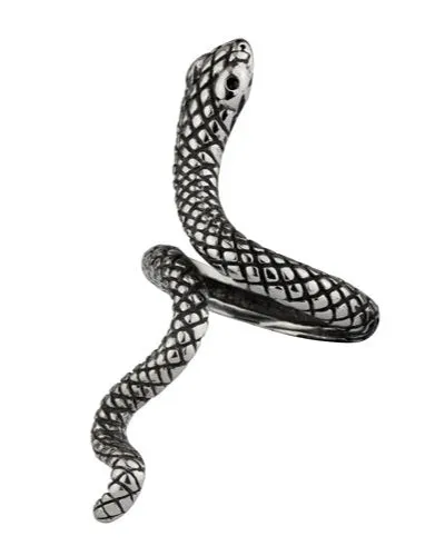 SNAKE RING WITH ZIRCONIA