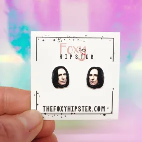 Snape Inspired Stud Earrings