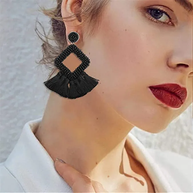 Statement Boho Drop Earrings