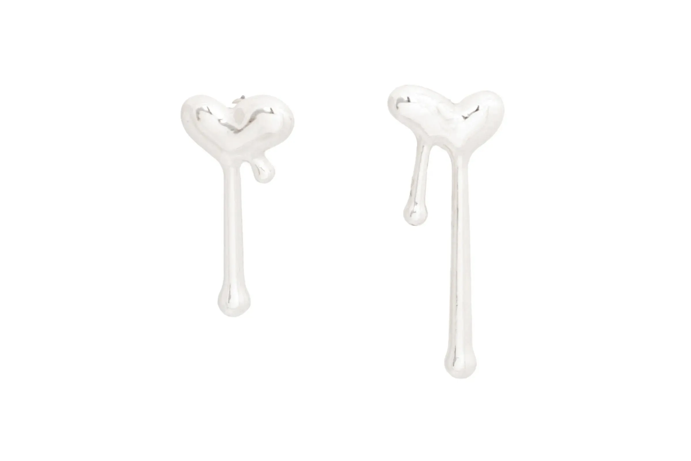 Stud Small Dripping Heart Earrings for Women