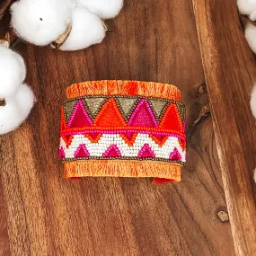 Summertime Cutie Beaded Bracelet in Orange