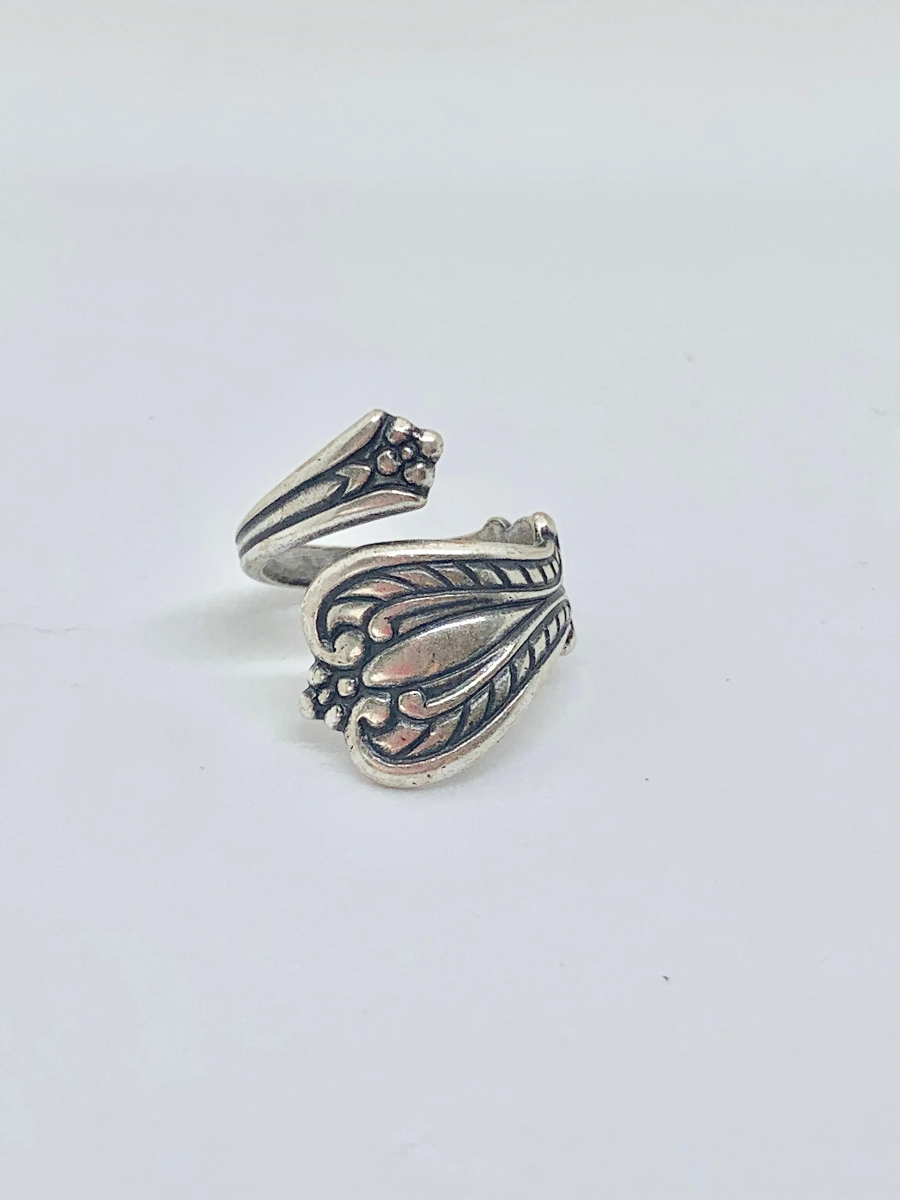 swirl. spoon ring. Sterling silver ring, silver jewelry, bohemian fashion accessories.