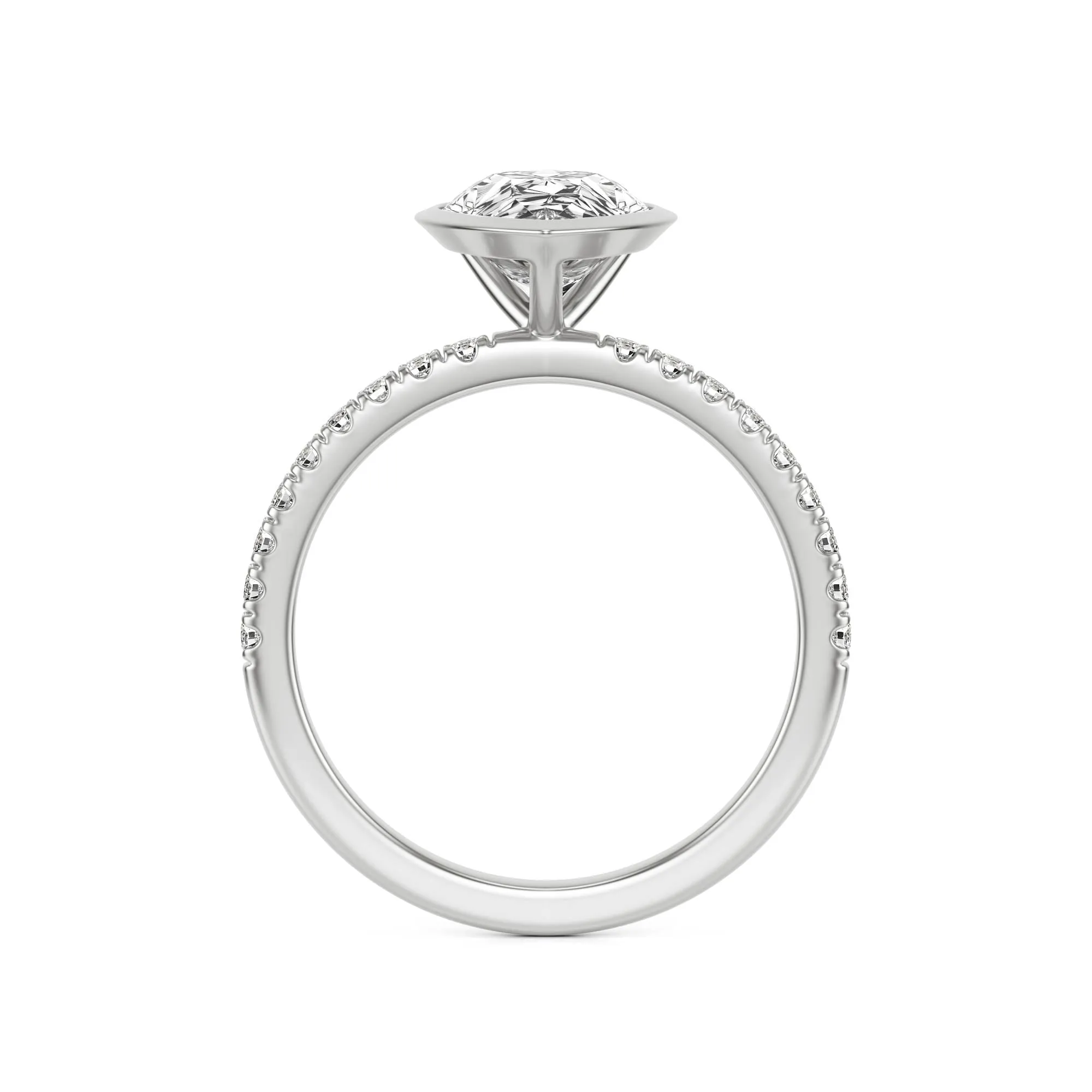 The Pear Bezel Pavé