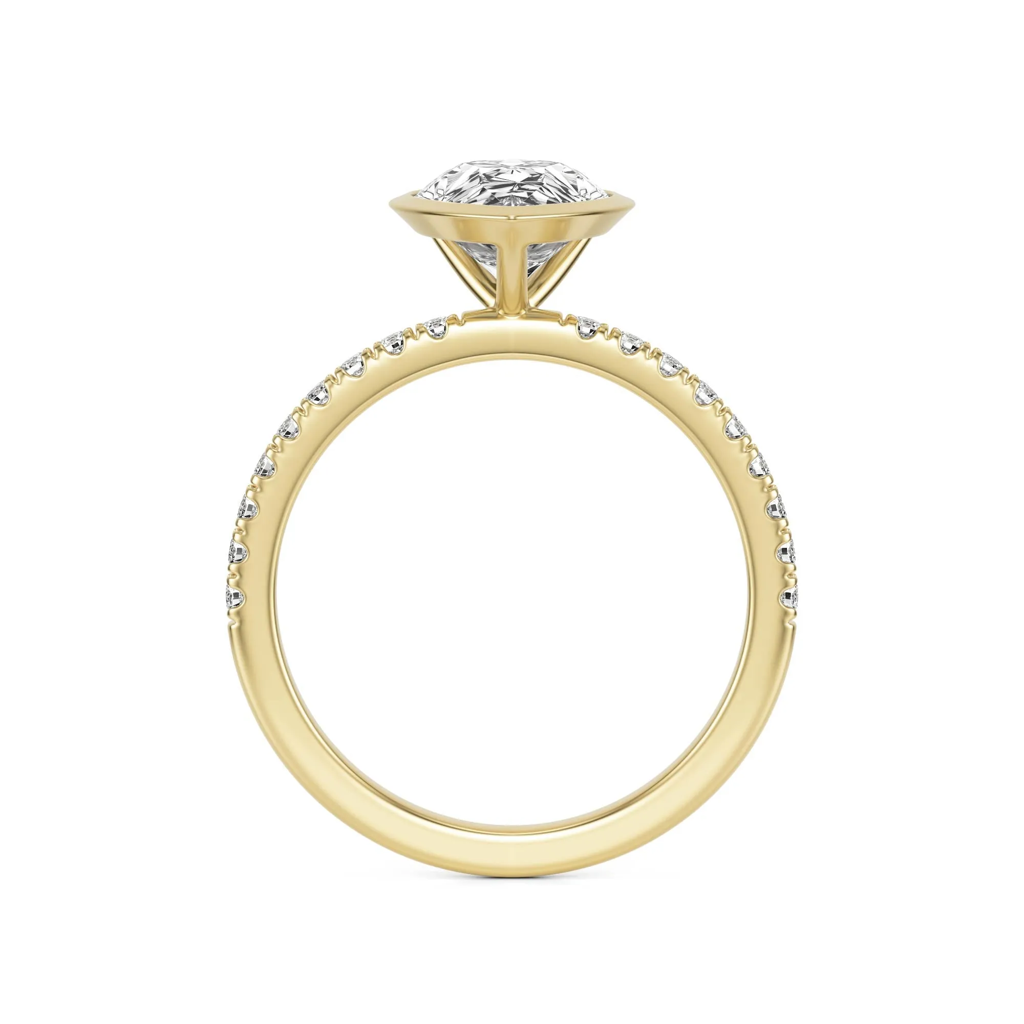 The Pear Bezel Pavé