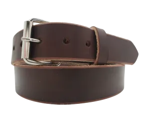 The "Yuma" 1 1/2" Heavy Bridle Leather Belt  (BLEMISHED)