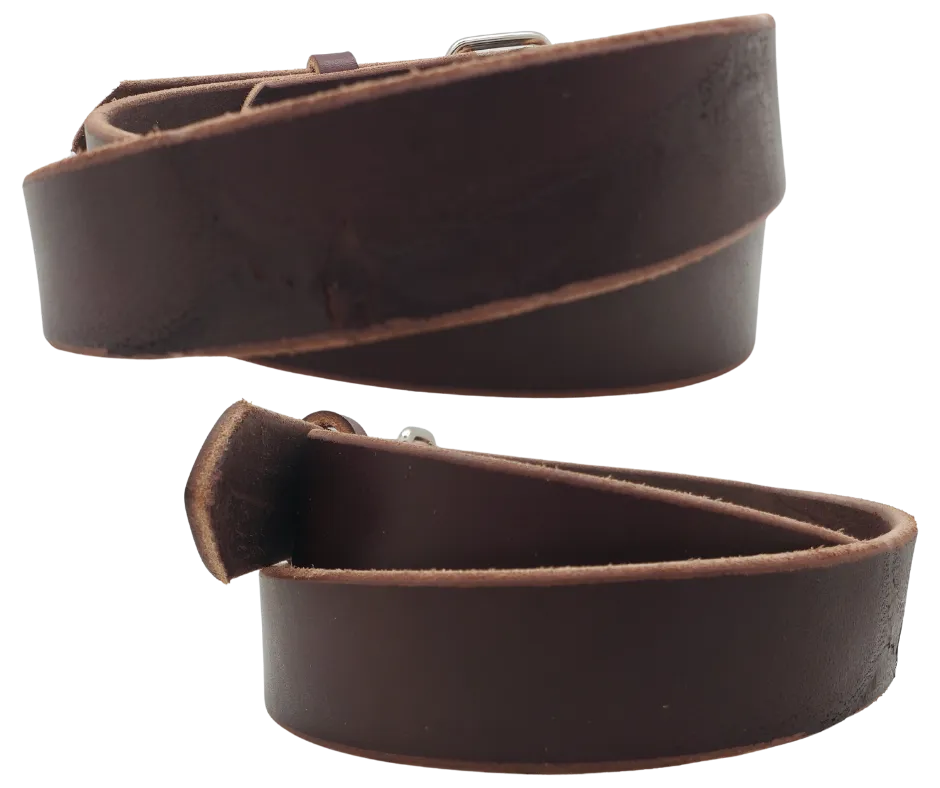 The "Yuma" 1 1/2" Heavy Bridle Leather Belt  (BLEMISHED)