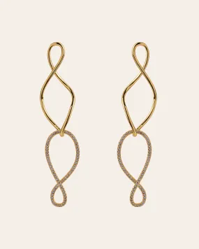 The Solange earrings - gold plated