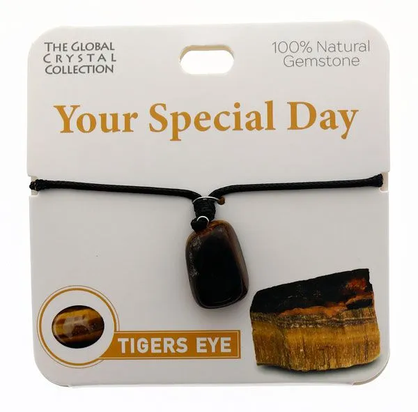 Tigers Eye Natural Gem Necklace - 'Your Special Day'