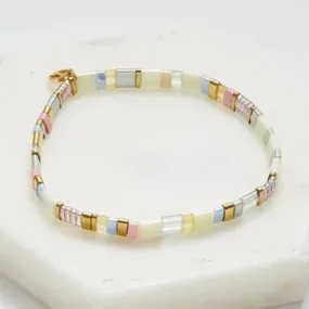 Tile Bracelet - Blush