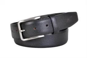 TLP Leather Belt for Men Colour - Black (SKU BELT-10003)