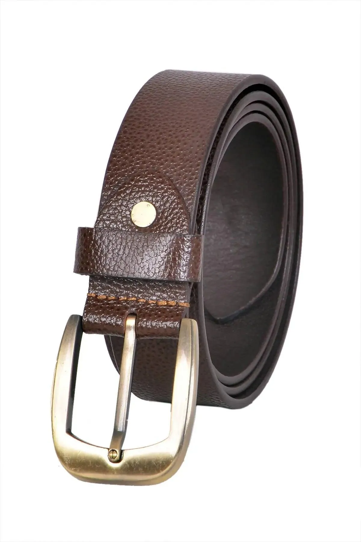 TLP Leather Belt for Men Colour - Brown (SKU BELT-10011)