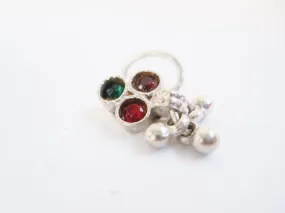 Vintage Indian Silver Nose Ring