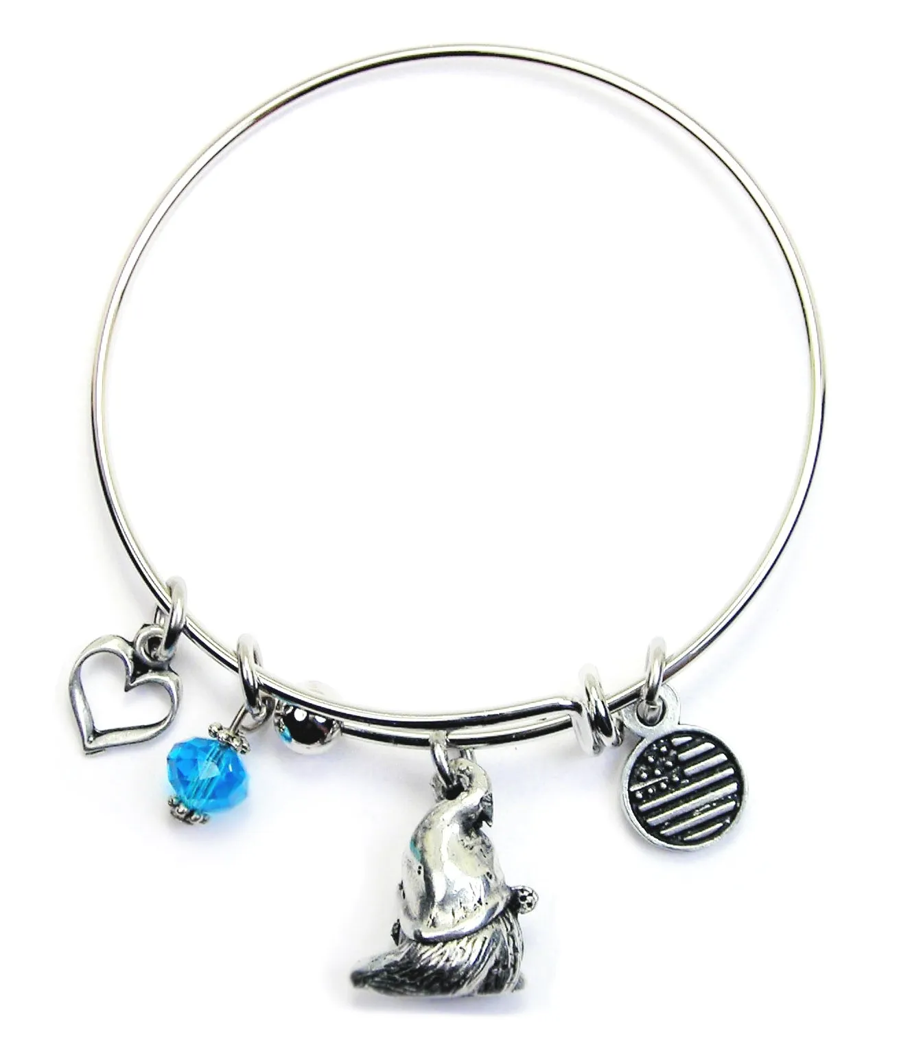 Winter Gnome Expandable Bangle Bracelet