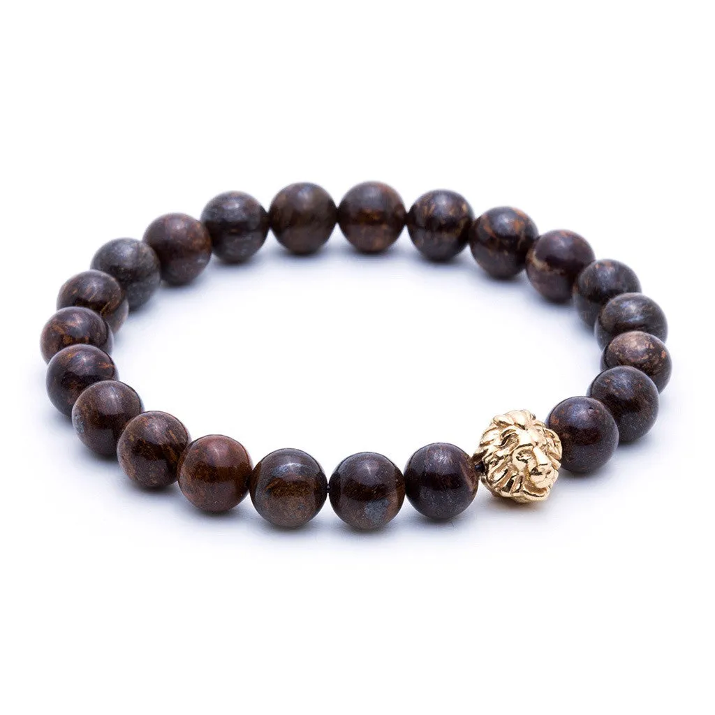 Women's Exclusive Leo Beaded Bracelets - Solid Silver