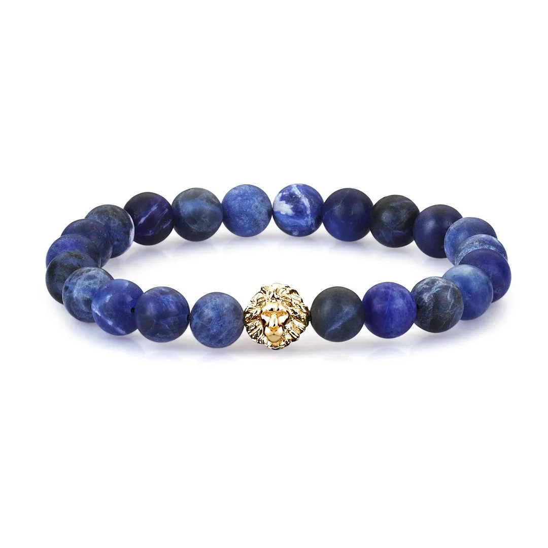 Women's Exclusive Leo Beaded Bracelets - Solid Silver