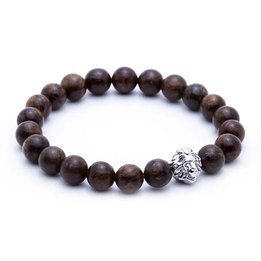 Women's Exclusive Leo Beaded Bracelets - Solid Silver